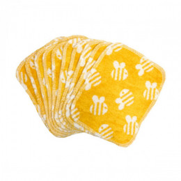 Totsbots  10 Lingettes Lavables Bambou - Bumble