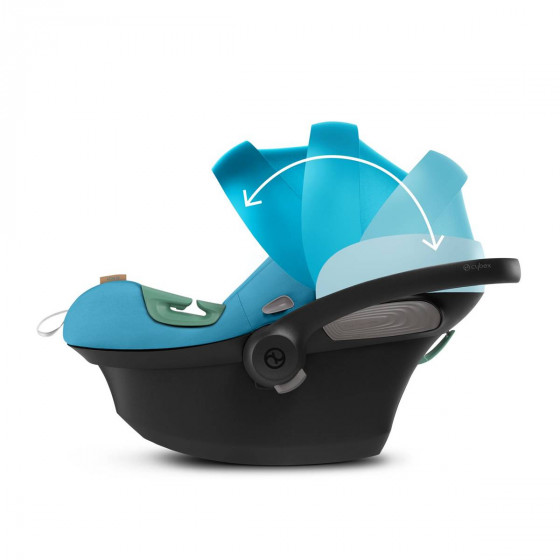 Canopy XXL UFP 50+ du Cybex Aton S2 i-Size Beach Blue - Siège-auto naissance Gr 0+