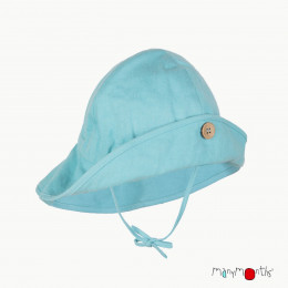Manymonths hat hemp adjustable Light Charmer/ Explorer 3-12/18 months - Pool Turquoise