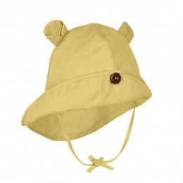 ManyMonths ECO Hempies Adjustable Summer Hat with Ears UNiQUE - Citron Curd