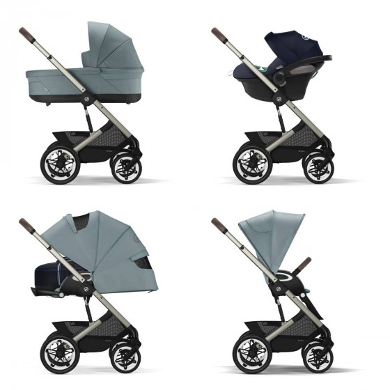 Cybex Cot S Lux Sky Blue - Nacelle pour nouveau-né