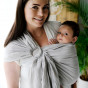 Little Frog Ring Sling - Pure Linen Fossil - en lin