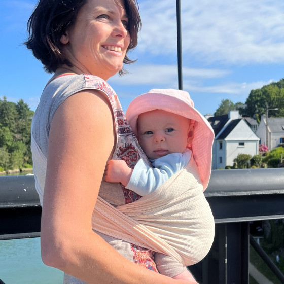 Naturioù R'Sling Beige - Mesh Ring Sling