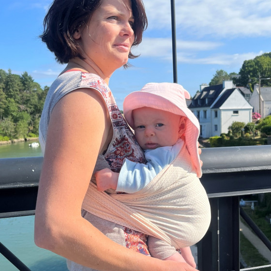 Naturioù R'Sling Beige - Mesh Ring Sling