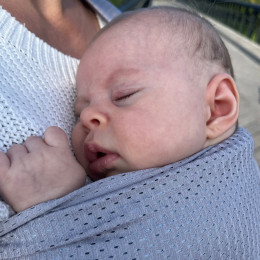 Naturioù R'Sling Grey - Mesh Ring Sling