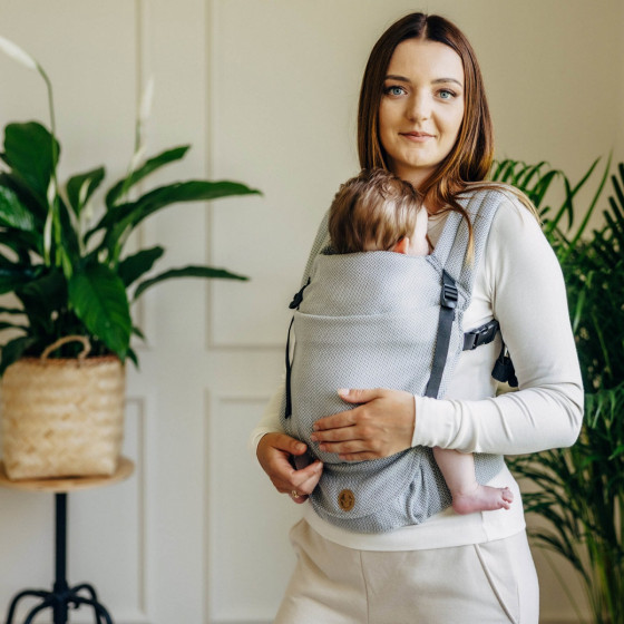 LennyLamb LennyLight Porte-bébé Little Herringbone Gris