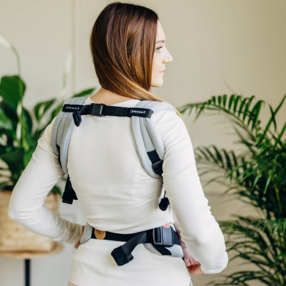 LennyLamb LennyLight Porte-bébé Little Herringbone Gris
