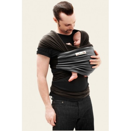 Je Porte Mon Bébé Café Noir Poche Anthracite