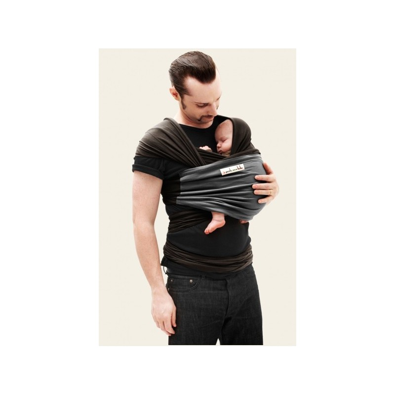 The Original Jpmbb Baby Wrap Black Koffee Pocket Charcoal Black