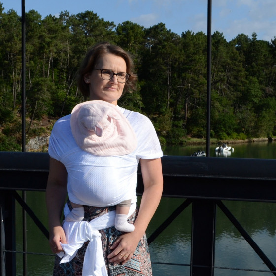 Naturioù R'Wrap Blanc – écharpe respirante