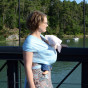 Naturioù R\'Wrap Bleu Pastel – écharpe de portage respirante