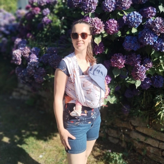 Naturiou Botany Caramel- Baby wrap