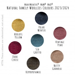 Manymonths Body manches longues évolutif - Hippopotamus