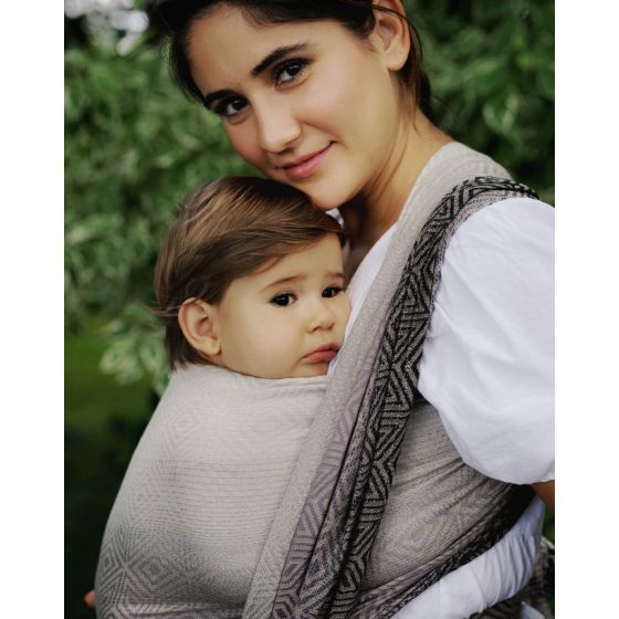 Little Frog Tencel Smokey Cube baby wrap