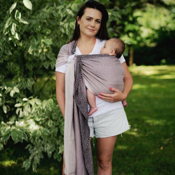 Little Frog Ring Sling -Tencel Charmy Cube - avec du Tencel