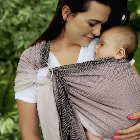 Little Frog Ring Sling -Tencel Charmy Cube - avec du Tencel