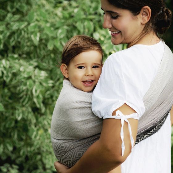 Little Frog Ring Sling -Tencel Smokey Cube - avec du Tencel