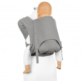 Fidella Fly Tai - Chevron Grey Porte-bébé Meï-taï taille bambin gris