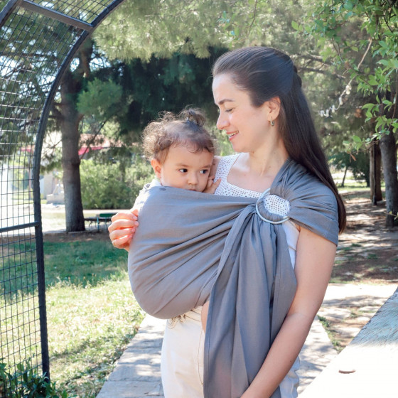 Naturiou Simply Sling Grey - Ring Sling