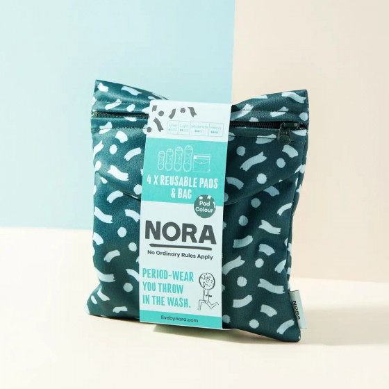 Nora Try Me Pack - Kit d'essai Serviettes Hygiéniques Lavables