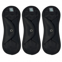Nora Reusable Period Pads - Black