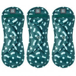 Nora Lot de 3 Serviettes Hygiéniques Lavables