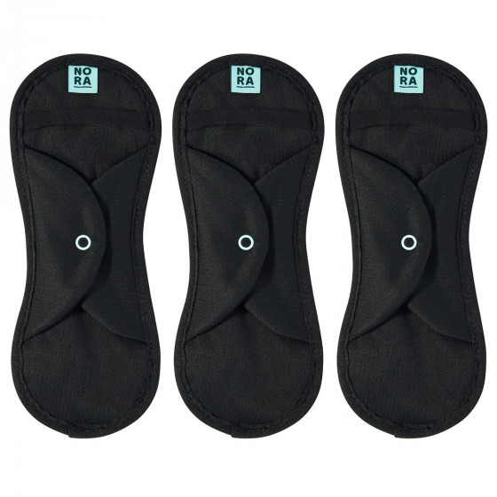 Nora Lot de 3 Serviettes Hygiéniques Lavables Nora