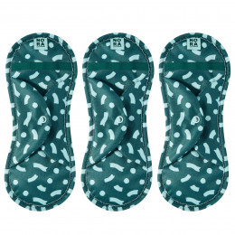 Nora Reusable Period Pads - Deep Green