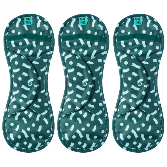Nora Lot de 3 Serviettes Hygiéniques Lavables