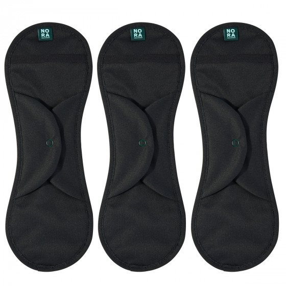 Nora Lot de 3 Serviettes Hygiéniques Lavables Nora