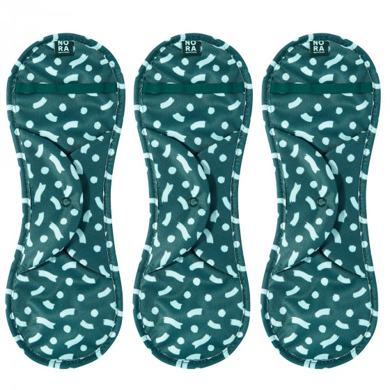 Nora Lot de 3 Serviettes Hygiéniques Lavables