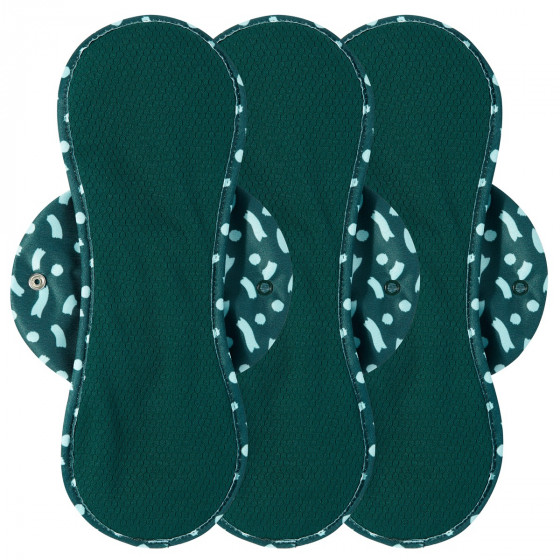 Nora Lot de 3 Serviettes Hygiéniques Lavables