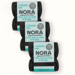 Nora Lot de 3 Serviettes Hygiéniques Lavables