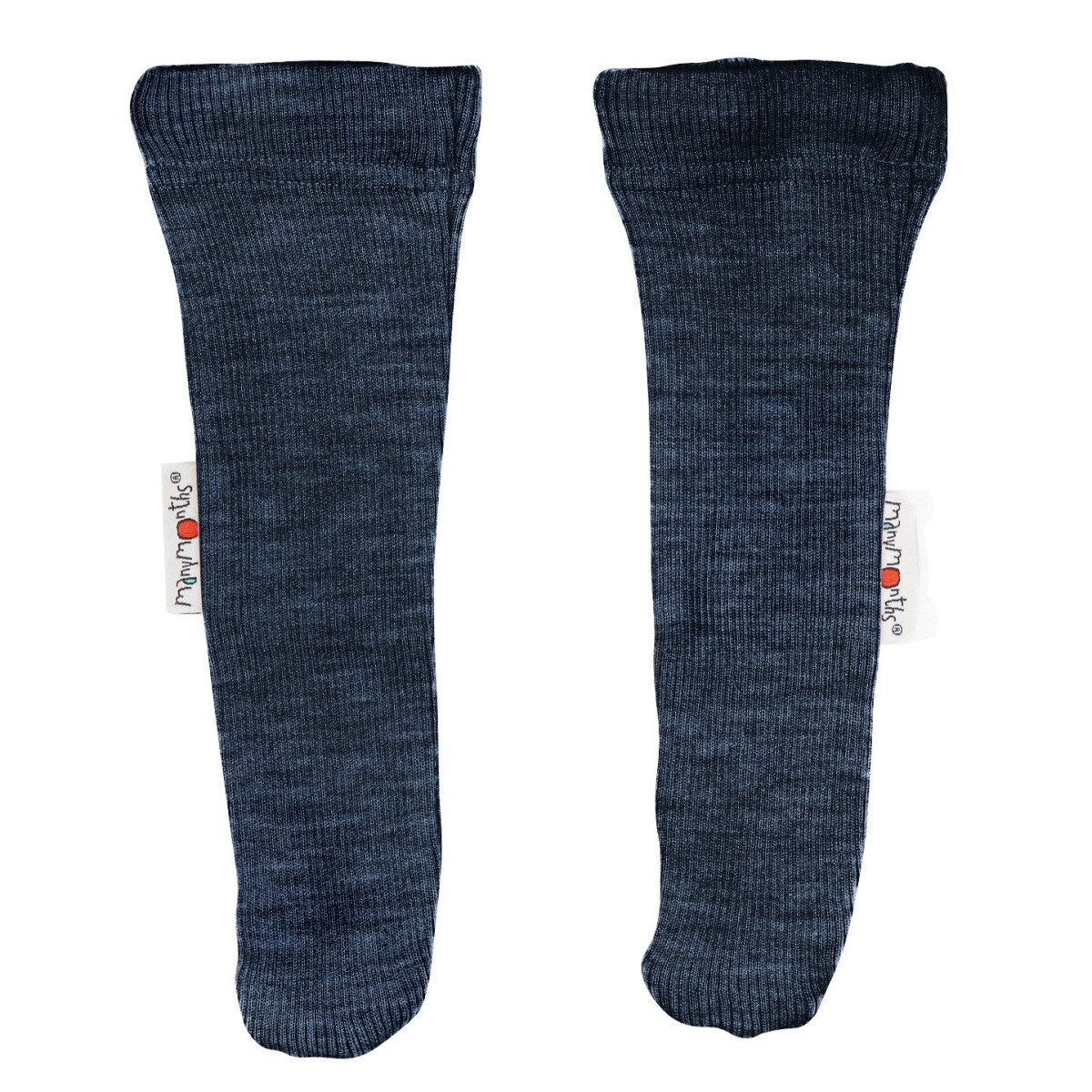 chaussons bébé bleu turquoise tricotés à la main en 100% laine mérinos