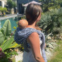 Naturiou Navy Leaves - Baby wrap