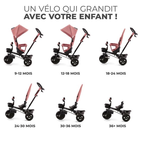 Kinderkraft AVEO Tricycle Evolutif Enfant 6 en1