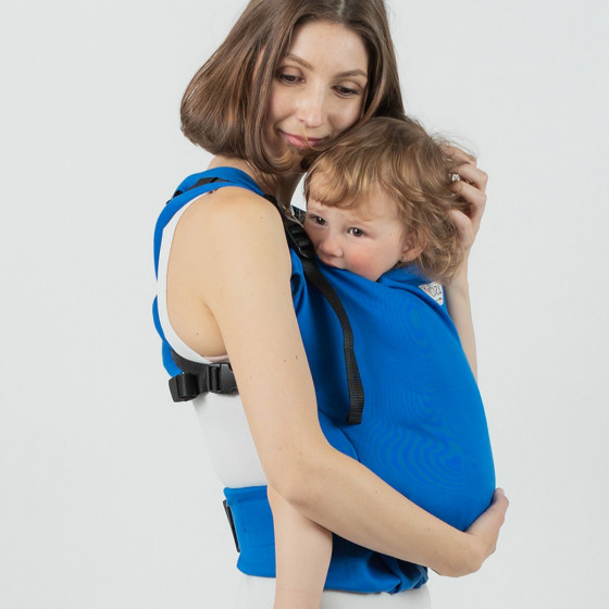Isara Preschooler Iris Blue Bamboo - Porte-enfant