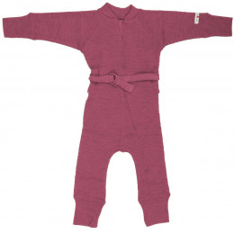 ManyMonths Natural Woollies One Piece Suit - Dark Cerise