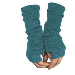 MaM ManyMonths Natural Woollies Long Fingerless Mittens - Sea Grotto