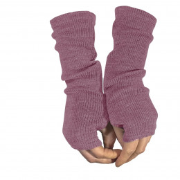 MaM ManyMonths Natural Woollies Long Fingerless Mittens - Vintange Pink