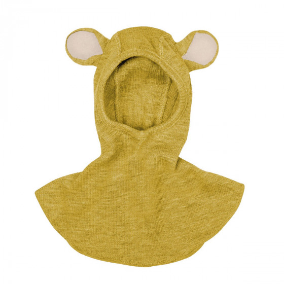 ManyMonths Teddy Bear Hood UNiQUE - Cagoule ourson en laine mérinos