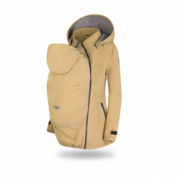 Fun2BeMum Babywearing Softshell Jacket ENIGMA - Mustard Melange