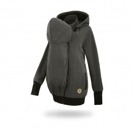 Fun2BeMum TOMY Sweat de Portage Homme - Graphite