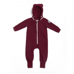Fun2bemum Teddy Baby cotton overall - Cherry