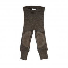 ManyMonths Longies Legging en laine avec patchs genoux - Hippopotamus