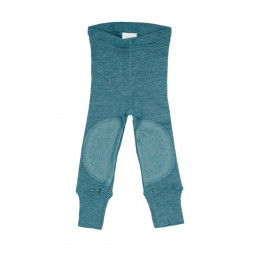ManyMonths Longies Legging en laine avec patchs genoux - Sea Grotto