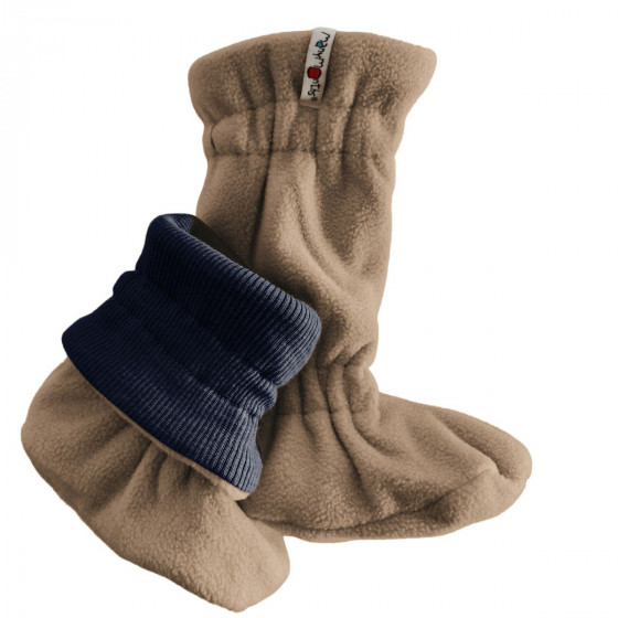 Manymonths Chaussons de portage d'hiver Laine Merinos/Polaire