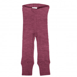 ManyMonths Unisex Longies Legging en laine - Dark Cerise