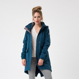 Fun2BeMum Babywearing Softshell Parka Coat - PETROL