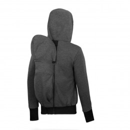 Fun2BeMum TOMY Sweat de Portage Homme 3 en 1 - Graphite